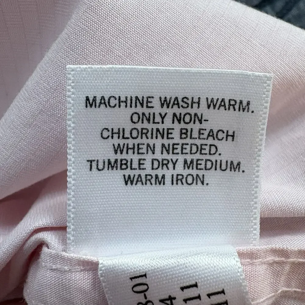 Banana Republic Classic Fit Pink Oxford Button Shirt Cotton Men’s L 16-16.5